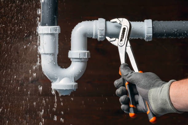 Professional Sewer Line Repair technician working in Elk Mills, MD